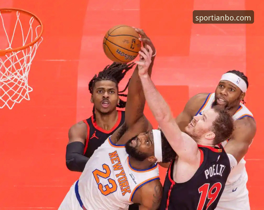 NBA季后赛最新动态:尼克斯140-89狂胜老鹰,创队史得分纪录强势晋级